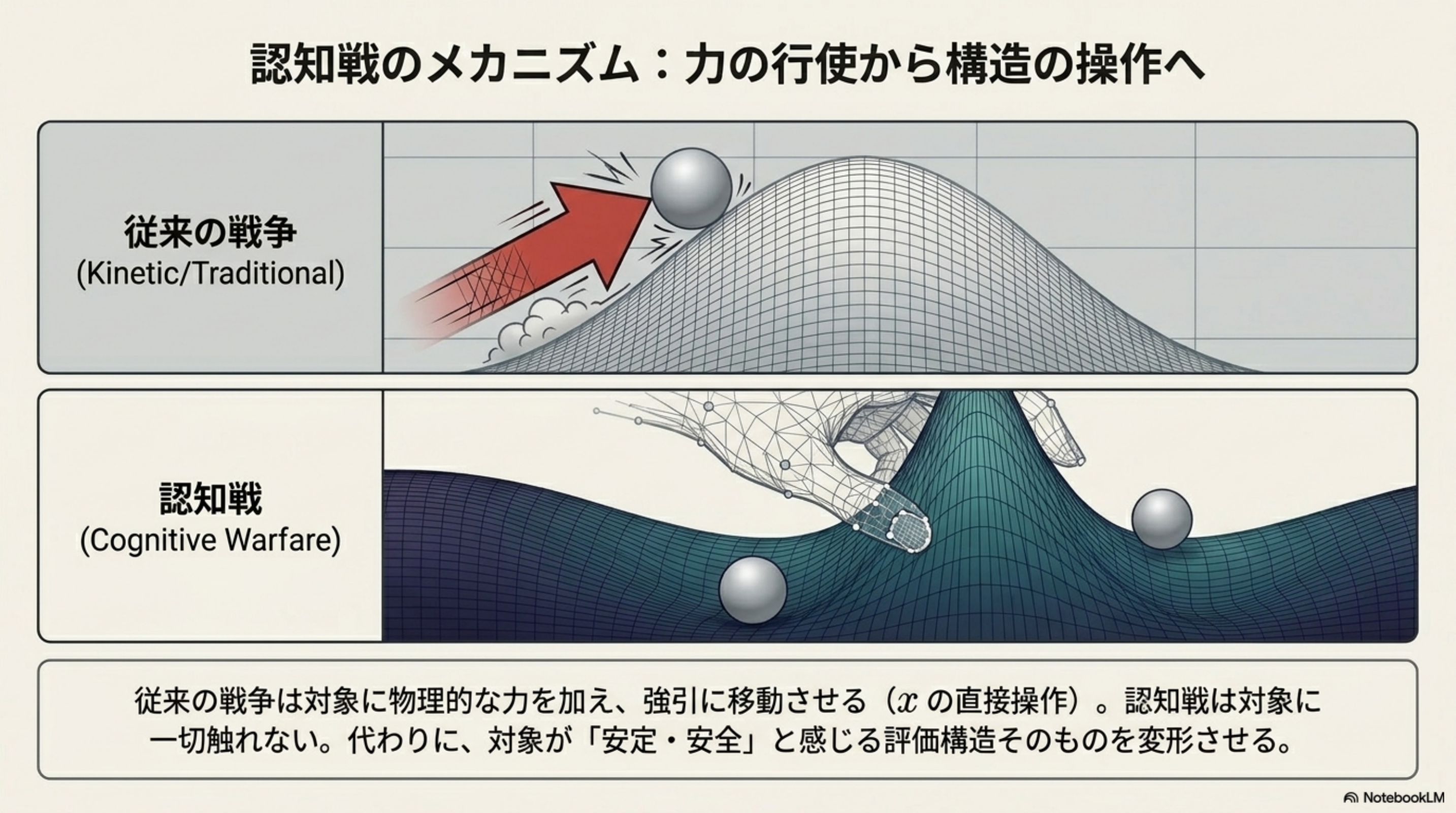 ポテンシャル地形の再形成