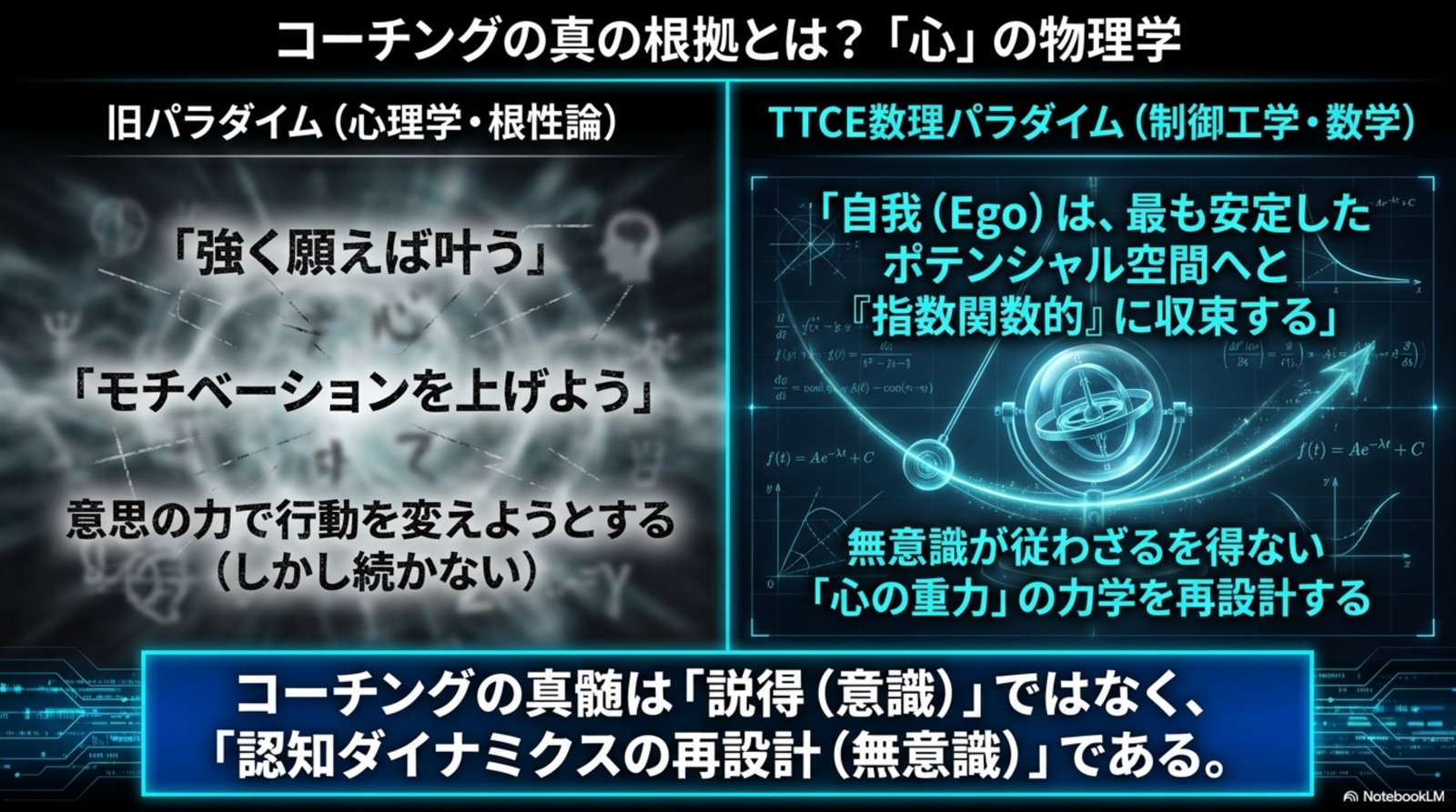 認知力学パラダイムの比較
